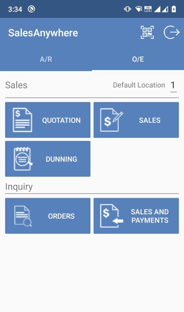 Van Sales App