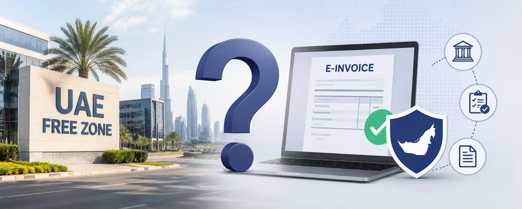 Do UAE Free Zone Businesses Need to Comply with E-Invoicing