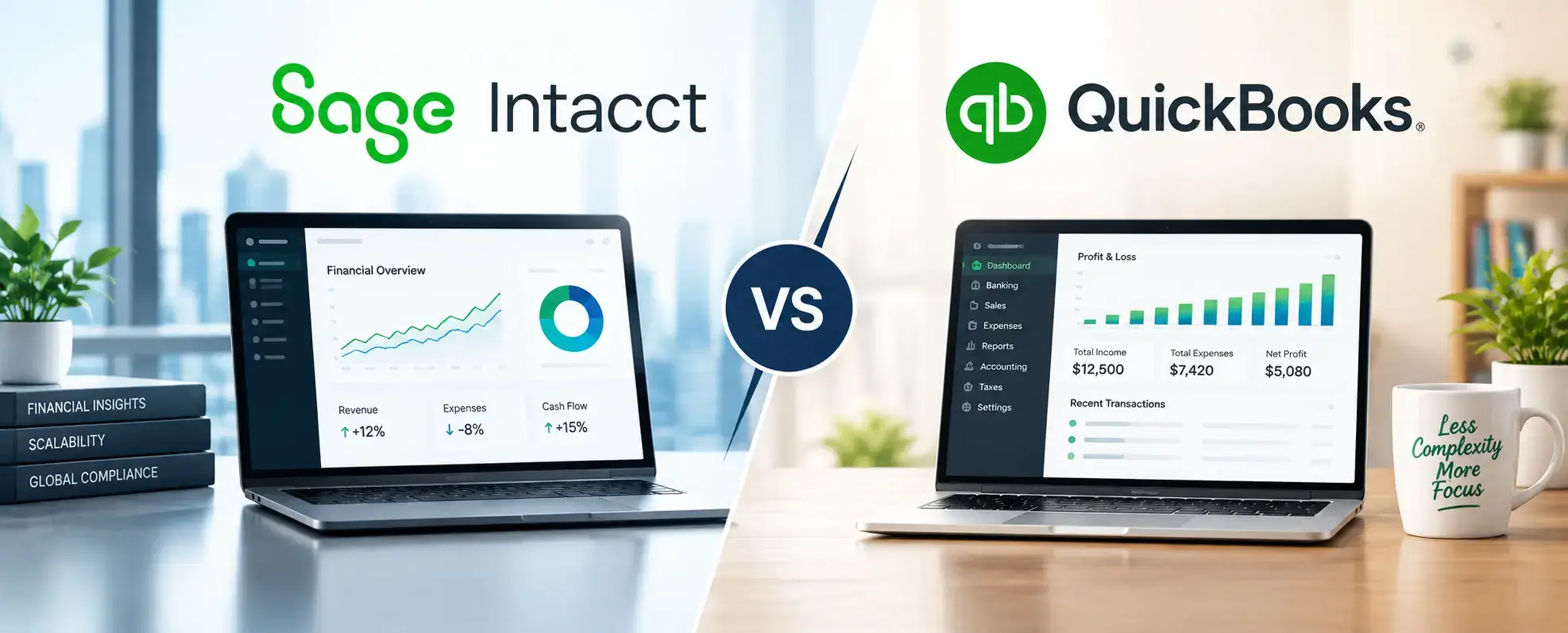 Sage Intacct vs QuickBooks: Which One Makes More Sense as Your Business Grows?